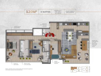 Apartamento Garden para Venda, em Barueri, bairro Centro Comercial Jubran, 3 dormit�rios, 1 banheiro, 3 su�tes, 3 vagas